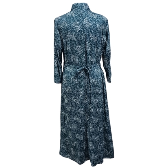 April Cornell Pintuck Beaded Button Midi Prairie Dress Cottagecore - Picture 3 of 11